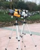 15X  150X 70mm Large Aperture Astronomic Refracting Monocular Telescope with Tripod Eyepiece Dust Cover Teleconverter Finder Scope for Star Gazing Bird Watching