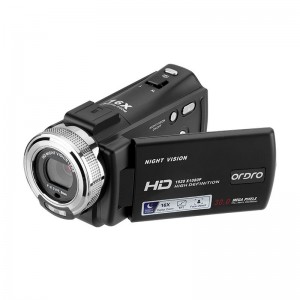 Ordro HDV  V12 Digital Video Camera 1080P 30MP HD Infrared Night Vision 16X Zoom Portable Camcorder 3 Inch TFT Screen Video Camera Camcorder