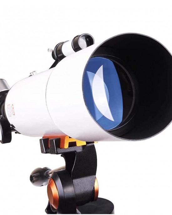 70×700 Refractor Portable Astronomical Telescope for Kids Adults Beginners for Viewing Moon Planets Stargazing with Tripod Phone Adapter Wireless Remote Carrying Bag