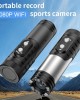 H68A HD 1080P WiFi Flashlight Waterproof Sports DV Camera Bike Motorcycle Helmet Camera  Silver