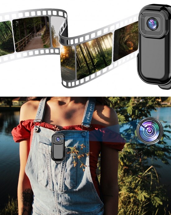 L11 Action Cam Sport DV Video Recording Pocket Camera 0 96 inch 1080P Mini Camera  White