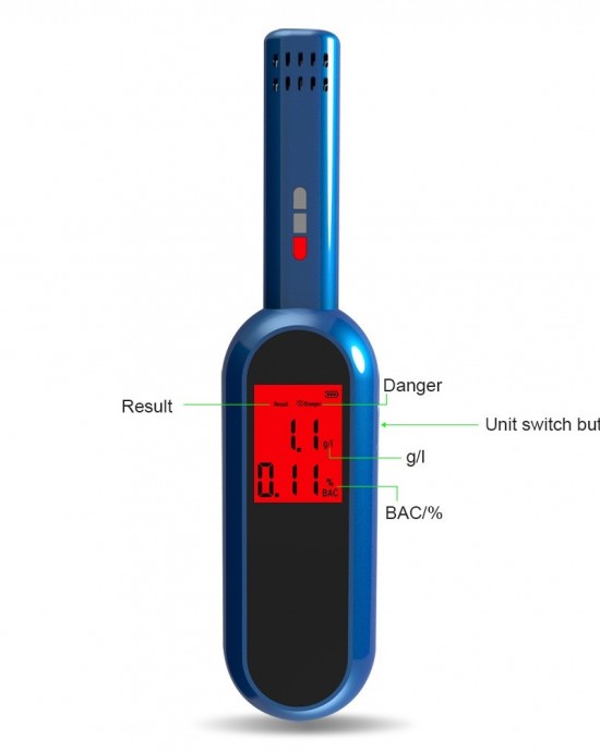 High  precision Breath Alcohol Tester  English Version