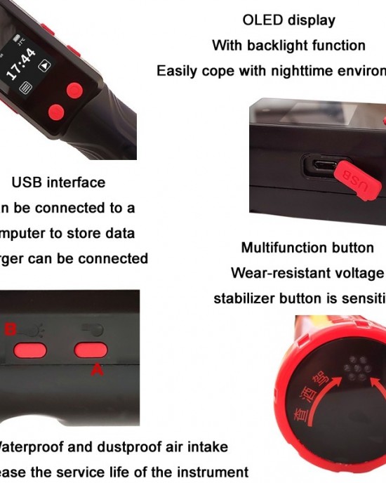 Air Blow Alcohol Tester Alcohol Concentration Test Stick