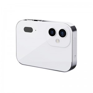 D6 CCD HD Digital Camera Movie Music Smart Camera Touch Screen Student Card Video Recorder  Excluding Memory  White