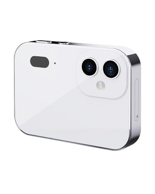 D6 CCD HD Digital Camera Movie Music Smart Camera Touch Screen Student Card Video Recorder  Excluding Memory  White