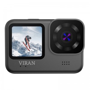 VIRAN V9 4K Dual Color Screen Diving Anti  Shake Action Camera Outdoor Cycling Travel Recorder  Square