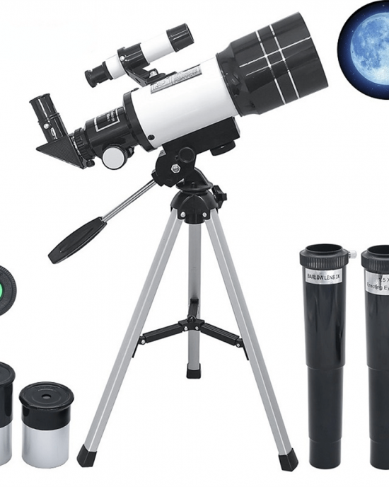 Eyebre F30070 Astronomical Telescope with Finder Scope High Definition High Magnification for Star Gazing and Moon Observation Beginners