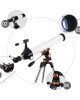 70×700 Refractor Portable Astronomical Telescope for Kids Adults Beginners for Viewing Moon Planets Stargazing with Tripod Phone Adapter Wireless Remote Carrying Bag