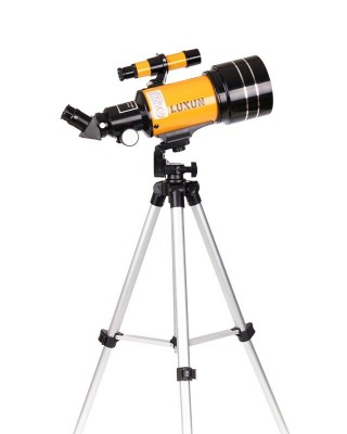 15X  150X 70mm Large Aperture Astronomic Refracting Monocular Telescope with Tripod Eyepiece Dust Cover Teleconverter Finder Scope for Star Gazing Bird Watching