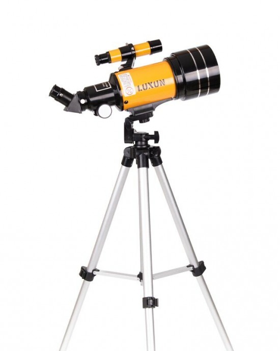 15X  150X 70mm Large Aperture Astronomic Refracting Monocular Telescope with Tripod Eyepiece Dust Cover Teleconverter Finder Scope for Star Gazing Bird Watching