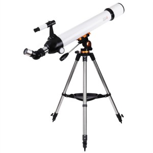 70×700 Refractor Portable Astronomical Telescope for Kids Adults Beginners for Viewing Moon Planets Stargazing with Tripod Phone Adapter Wireless Remote Carrying Bag