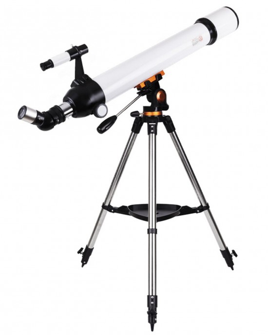 70×700 Refractor Portable Astronomical Telescope for Kids Adults Beginners for Viewing Moon Planets Stargazing with Tripod Phone Adapter Wireless Remote Carrying Bag