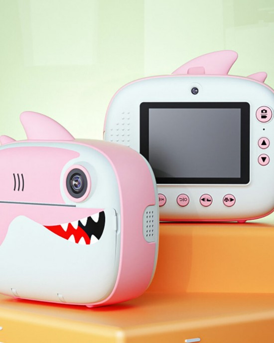 V18 Children’s 2 4″ IPS Color Screen Printing Camera 32G Memory Card with Color Pen